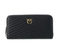 Pinko, Femme, Accessoires, Noir, Taille: ONE Size Portefeuille zippé Chevron Nero