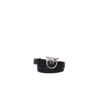 PINKO Love Berry Ceinture Cuir 85 cm noir