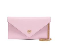 Pinko, Femme, Accessoires, Rose, Taille: ONE Size Mini portefeuille chaîne plat