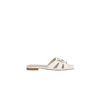 Pinko, Femme, Chaussures, Blanc, Taille: 38 EU Chaussons Blancs