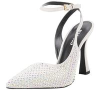 Pinko Femme Lisette Slingback Suede Strass Escarpins, Z20 Crystal, 38 EU