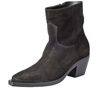 Pinko Femme Mozart Texano Suede Botte de Western, Z99 Noir Limousine, 41 EU