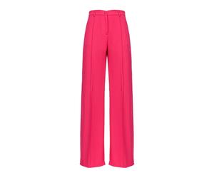 Pinko, Femme, Pantalons, Rose, Taille: 36 FR Pantalon Fluide Large en Crêpe