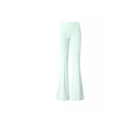 Pinko, Femme, Pantalons, Vert, Taille: 46 FR Pantalon Évasé avec Détail de Pli Pressé