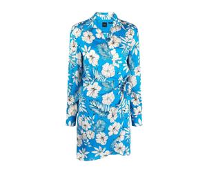 Pinko, Femme, Robes, Bleu, Taille: 34 FR Robe décontractée bleue à manches longues