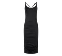 Pinko, Femme, Robes, Noir, Taille: 38 FR Cassino Midi Dress with Crossover Back