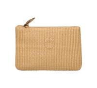 Pinko, Femme, Sacs, Beige, Taille: ONE Size Flat Clutch