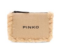 Pinko, Femme, Sacs, Beige, Taille: ONE Size Flat Purse Handle