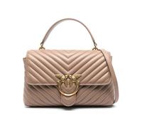 Pinko, Femme, Sacs, Beige, Taille: ONE Size Love Tote Bag