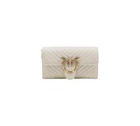 Pinko, Femme, Sacs, Blanc, Taille: ONE Size Sac bandoulière en cuir