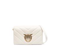 Pinko, Femme, Sacs, Blanc, Taille: ONE Size Sac bandoulière matelassé Love Click