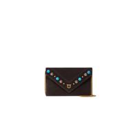Pinko, Femme, Sacs, Brun, Taille: ONE Size Petite pochette enveloppe en daim