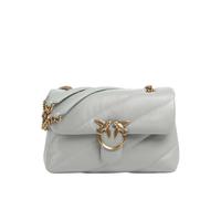Pinko Sac porté épaule Love Puff Classic gris en cuir de mouton femme