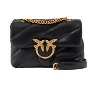 Pinko Love Mini Puff Cl Sheep Nappa, sac femme, taille unique, Z99q_noir-antique Gold, Taille unique