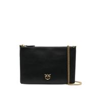 PINKO Flat Sac pochette Cuir 24 cm noir