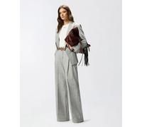 Pinko flamme brescello pantalone ss26 NERO/BIANCO (ZZ2) 40