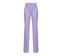 Pinko - Flare-Fit Chinos - Femme - Pantalons - Violet - Taille: 38 FR