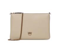 Pinko - Flat Classic Pochette - Femme - Sacs - Beige - Taille: ONE Size