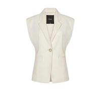 Pinko - Floella Vest - Femme - Vestes - Blanc - Taille: 38 FR