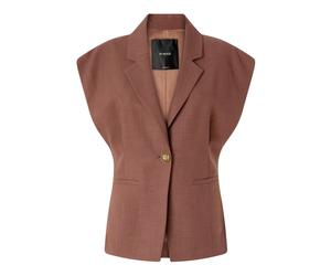 Pinko - Floella Vest - Femme - Vestes - Brun - Taille: 38 FR