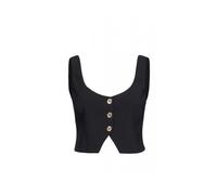 Pinko - Fonone Vest - Femme - Vestes - Noir - Taille: 46 FR
