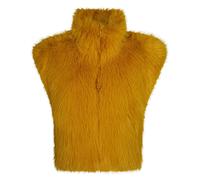 Pinko - Gilet Aspen Effetto - Femme - Vestes - Jaune - Taille: 36 FR