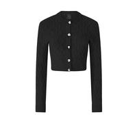 Pinko - Gilet Court Ras du Cou - Femme - Pulls - Noir - Taille: 42 FR