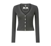 Pinko - Gilet en laine Tilacino - Femme - Pulls - Gris - Taille: 42 FR