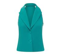 Pinko - Gilet sans manches - Femme - Vestes - Vert - Taille: 42 FR