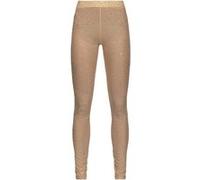 PINKO Ginseng 2 Legging Charmeuse Full Strass Matt Almond Taille: XS | Leggings de sport Outlet | Femme | Marron