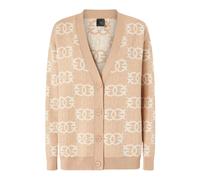 Pinko - Haf Breed Cardigan - Femme - Pulls - Beige - Taille: 36 FR