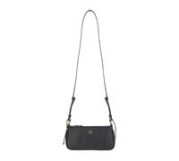 Pinko - Half Moon Baguette Mini Leather Bag with Logo - Femme - Sacs - Noir - Taille: ONE Size