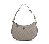 Pinko Half Moon Mini Sac porté épaule gris, cuir de veau gaufré, femme