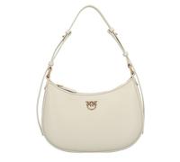 Pinko Sac porté épaule Half Moon Mini Cuir de vache finement grainé Blanc Femme