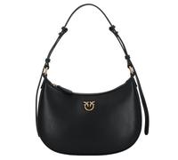 Pinko Half Moon Mini FL en Soie de Veau, Sac Femme, Z99q_Noir/Or Antique