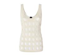 Pinko - Haut Blanc sans Manches avec Détails Découpés - Femme - Tops - Blanc - Taille: 36 FR