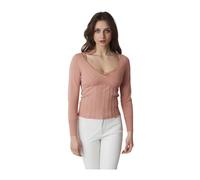 Pinko - Haut de plage en viscose Volley - Femme - Pulls - Rose - Taille: 42 FR