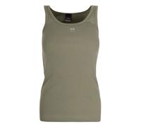 PINKO Haut 'PINKO CALCOLATORE CANOTTIERA COSTINA COTONE LOGO METAL canotta' vert, Taille S