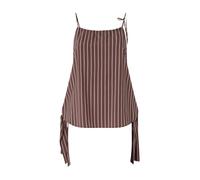 Pinko - Haut sans Manches à Rayures - Femme - Tops - Multicolore - Taille: 40 FR