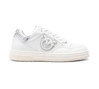 Pinko, Homme, Chaussures, Blanc, Taille: 41 EU Leather Baskets