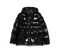 Pinko - Hooded Crystal Nylon Down Jacket - Femme - Vestes - Noir - Taille: 44 FR