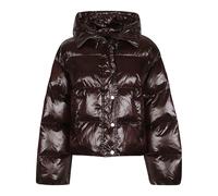 Pinko - Impasto Down Jacket - Femme - Vestes - Brun - Taille: 40 FR