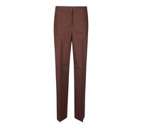 Pinko - Jacopone Wide Leg Pant - Femme - Pantalons - Brun - Taille: 40 FR