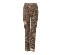 Pinko - Jean Imprimé Léopard - Femme - Pantalons - Brun - Taille: W30