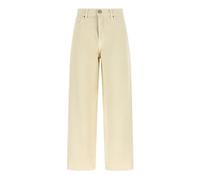 Pinko - Jean large - Femme - Pantalons - Beige - Taille: W25