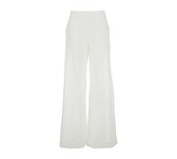 Pinko - Kimmy Pantalone Popeline - Femme - Pantalons - Blanc - Taille: 40 FR