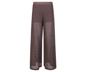 Pinko - Kimmy Pantalone Popeline - Femme - Pantalons - Brun - Taille: 44 FR