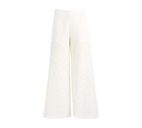 Pinko - Kimmy Pantalone Popeline - Femme - Pantalons - Blanc - Taille: 40 FR