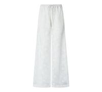 Pinko - Laurie Lace Pantalons - Femme - Pantalons - Blanc - Taille: 46 FR