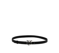 Pinko - Leather Belt - Femme - Accessoires - Noir - Taille: S